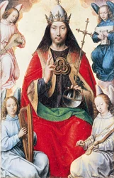 Triptych of Earthly Vanity and Divine Salvation, Christ in Glory (detail)